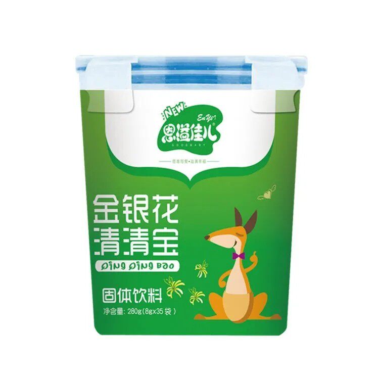 恩溢佳儿清清宝固体饮料金银花雪梨益生元280克/罐清凉清热清火