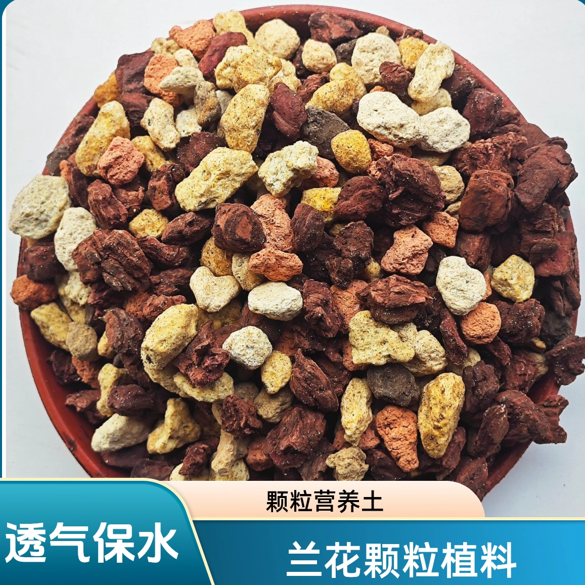 (拍3单送铺面土)高端兰花颗粒植料1.3 升护茎保湿贴根促根发苗
