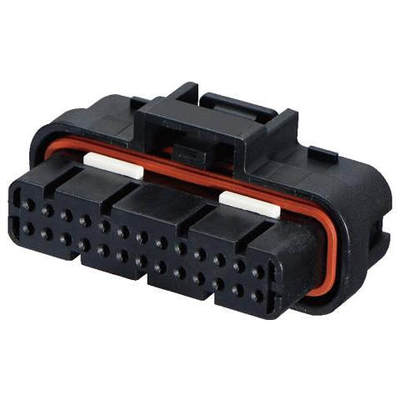 1473712-1国产汽车连接器 35040-26Y-2 26孔线束护套端子接插件