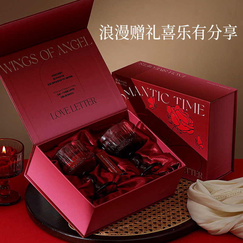 圣诞礼物罗曼蒂克玫瑰香薰蜡烛造型蜡香薰礼盒送女朋友礼盒