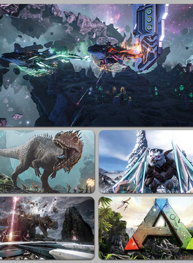 方舟生存进化鼠标垫ARK Survival Evolved游戏周边动漫超大键盘垫