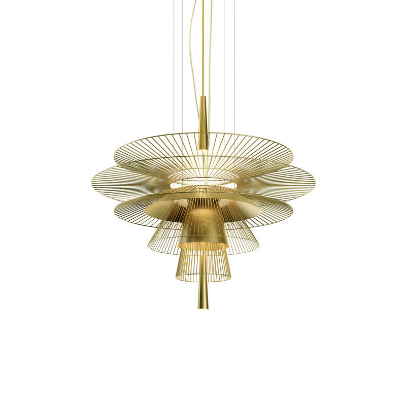 后现代轻奢客厅吊灯ins样板房网红简约线条餐厅飞碟金属新款吊灯,家装灯饰光源,客厅吊灯,淘宝优惠券,粉丝福利购,淘宝优惠卷