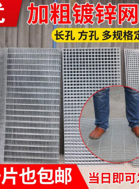镀锌铁丝网围栏鸽舍铁网格网鸽笼子鸟笼网片狗笼子防护加粗围栏网