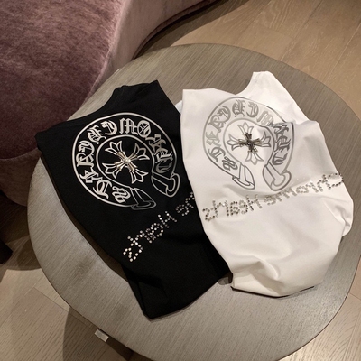 短袖街头常规重工十字架