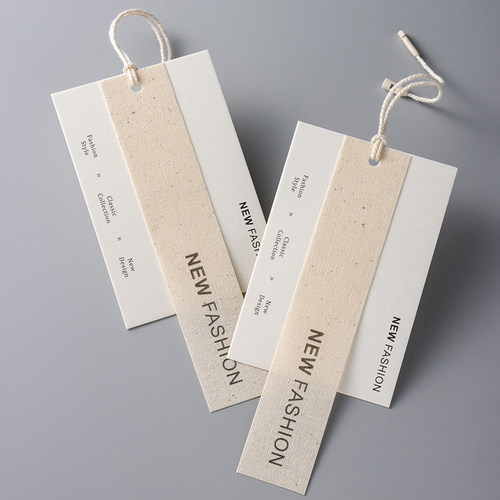 小红书同款简约网吊牌定制