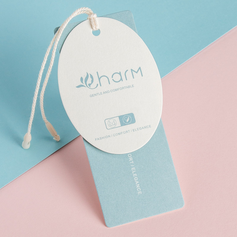 内衣吊牌定做高档女装衣服店吊卡订制标签定制logo设计领标订做