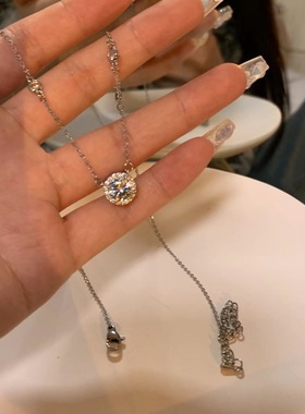 店主强泪推荐~星光圆钻项链女ins潮甜酷小众高级感轻奢锁骨