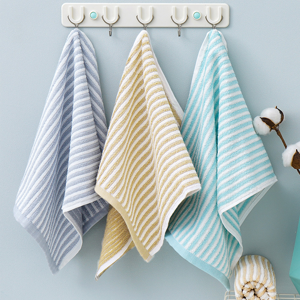 3-10条金号全棉毛巾58*29cm成人家用洗脸中号素色面巾柔软吸水A类