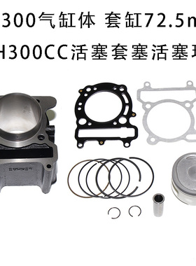 摩托车马杰斯特YP300套缸日雅金浪林海LH300套塞活塞环上下垫缸体