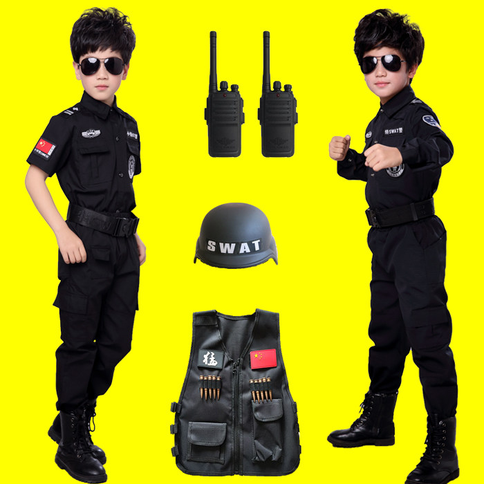 儿童警装备全套服装特种兵套装男特战服军装作战训练服女小孩男童