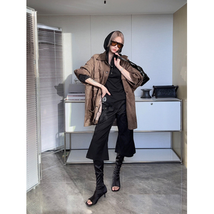 喇叭八分裤 摩登女郎工装 2025AW IAMCPLUS