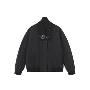 IAMCPLUS 小翻领机车夹棉外套 2025AW