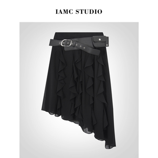 IAMCPLUS 不规则重工雪纺裙 2026SS
