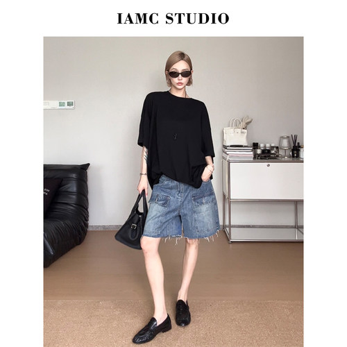 IAMCPLUS 2026SS 百搭牛仔短裤