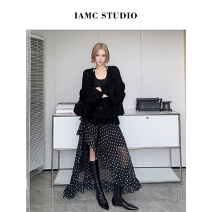 IAMCPLUS 波点不规则半裙 2026SS