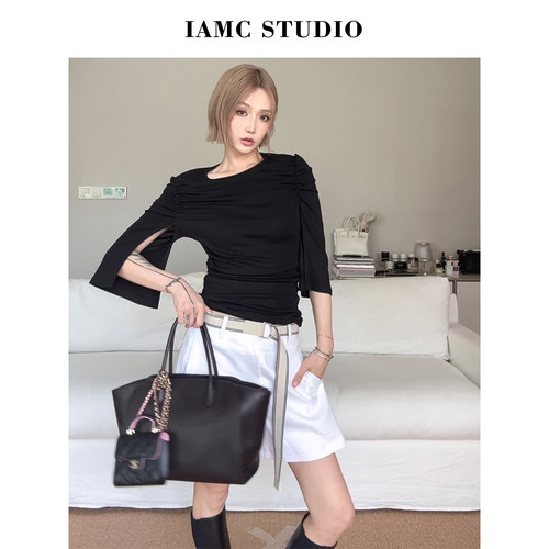 IAMCPLUS 2026SS 泡泡袖T恤