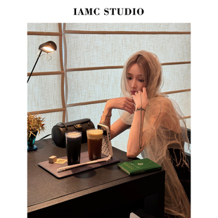 IAMCPLUS 2026SS 设计感流苏围巾