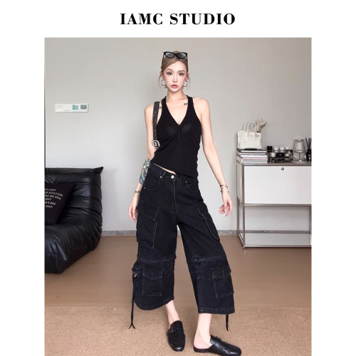 IAMCPLUS 2026SS 立体口袋工装裤