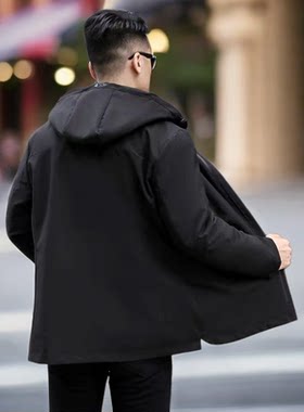水貂内胆男士派克服活里活面皮草