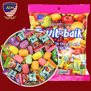 ADM水果软糖散装 糖果休闲小零食 喜糖婚糖马来西亚风味瑞士糖爆款