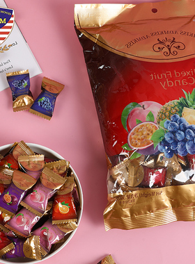 ADM混合水果味硬糖小星星糖果结婚喜糖批发儿童小零食满月生日糖