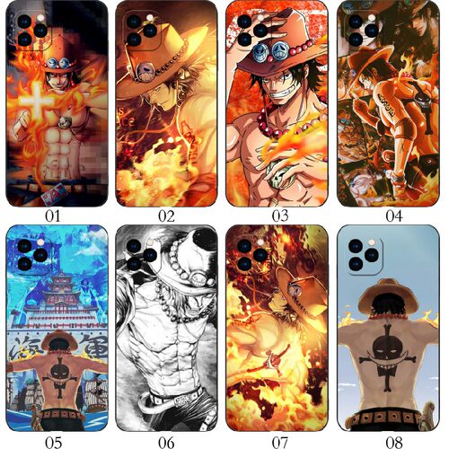 海贼王D ace艾斯 适用iPhone苹果 15/13 Pro/14 Max/12 mini/11/Plus/XS/XR/X/8/7/6/5/红米Note 12/1手机壳