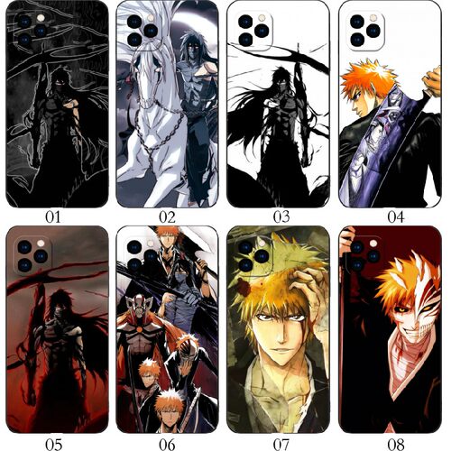死神黑崎一护 适用iPhone苹果 15/13 Pro/14 Max/12 mini/11/Plus/XS/XR/X/8/7/6/5/红米Note 12/12R/手机壳