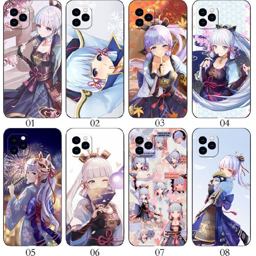 原神 神里绫华 适用iPhone苹果 15/13 Pro/14 Max/12 mini/11/Plus/XS/XR/X/8/7/6/5/红米Note 12/12R手机壳