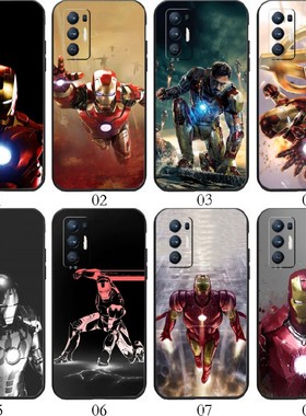 钢铁侠3 适用 OPPO Reno4 Pro/K/5 Z/6+/A52/A32/A93/A55/A95/A93s/A11s/A56/A55s/K9/K7x/Find X3手机壳