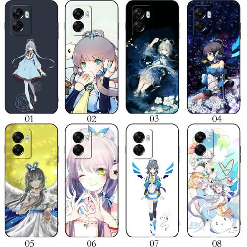 洛天依 适用 vivo S10 Pro/T1x/Y71t/Y53s/Y11/iQOO Z8x/Z7x/Z6x/U5e/U5x/realme Q5i/Q3i/手机壳