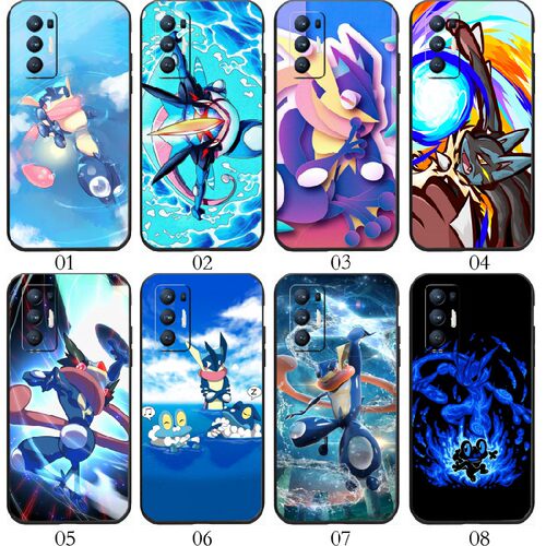 神奇宝贝甲贺忍蛙 适用 realme GT/Neo/大师探索版/闪速版/2T/一加 9/Pro/9R/RT/8T/Ace 2V/魅族18/Ne手机壳