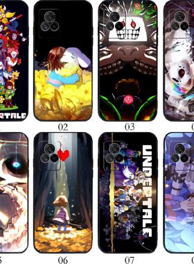 传说之下UNDERTALE 适用vivo Y31s/X60/Y52s/S7/S9/iQOO 7/U3/红米 K60E/K50 Pro/K40S/Civi 1S手机壳