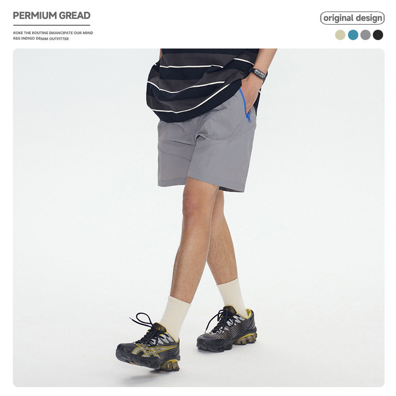 美式机能风户外尼龙速干短裤夏季男士轻薄休闲运动沙滩裤五分裤,男装,短裤,淘宝优惠券,粉丝福利购,淘宝优惠卷