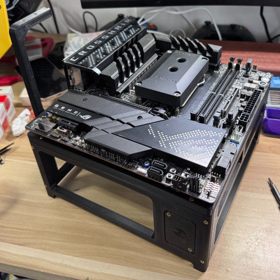 ATX电源MATX主板开放式机箱电脑测试平台电脑机箱散热机箱