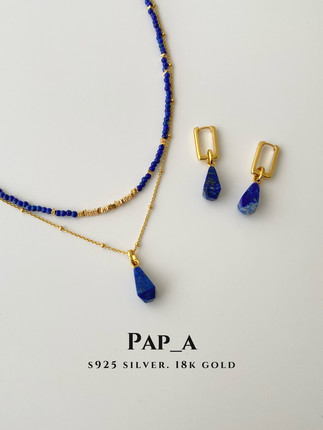 PAPA·青金石项链｜新中式国潮风