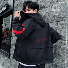 新款 连帽大口袋工装 服青少年帅气外套潮流棒球服 夹克男士 2019秋季