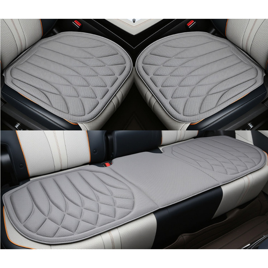 海藻纤维汽车坐垫四季通用车载乳胶座垫单片夏季透气三件套防滑女