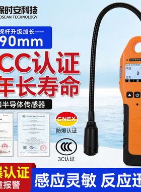 保时安可燃气体检漏仪3C便携式天然气泄漏报警BTY-S100漏气检测仪