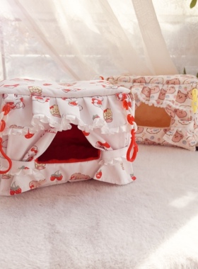 蜜袋鼯窝夏季窝夏天窝鹦鹉花枝鼠松鼠降温窝挂窝悬挂凉席透气散热