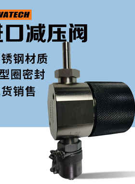 进口减压阀420 bar减压到50bar仪器不锈钢材质，现货