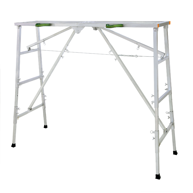 折W叠马凳脚手架施工程梯子升降加高室内架子刮腻子多功能装修马
