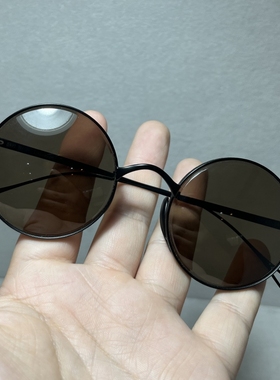 天然水晶眼镜男女纯钛石头镜太阳镜墨镜东海正品高档清凉圆形复古