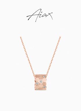 蜂巢项链精工巴黎六边形项链