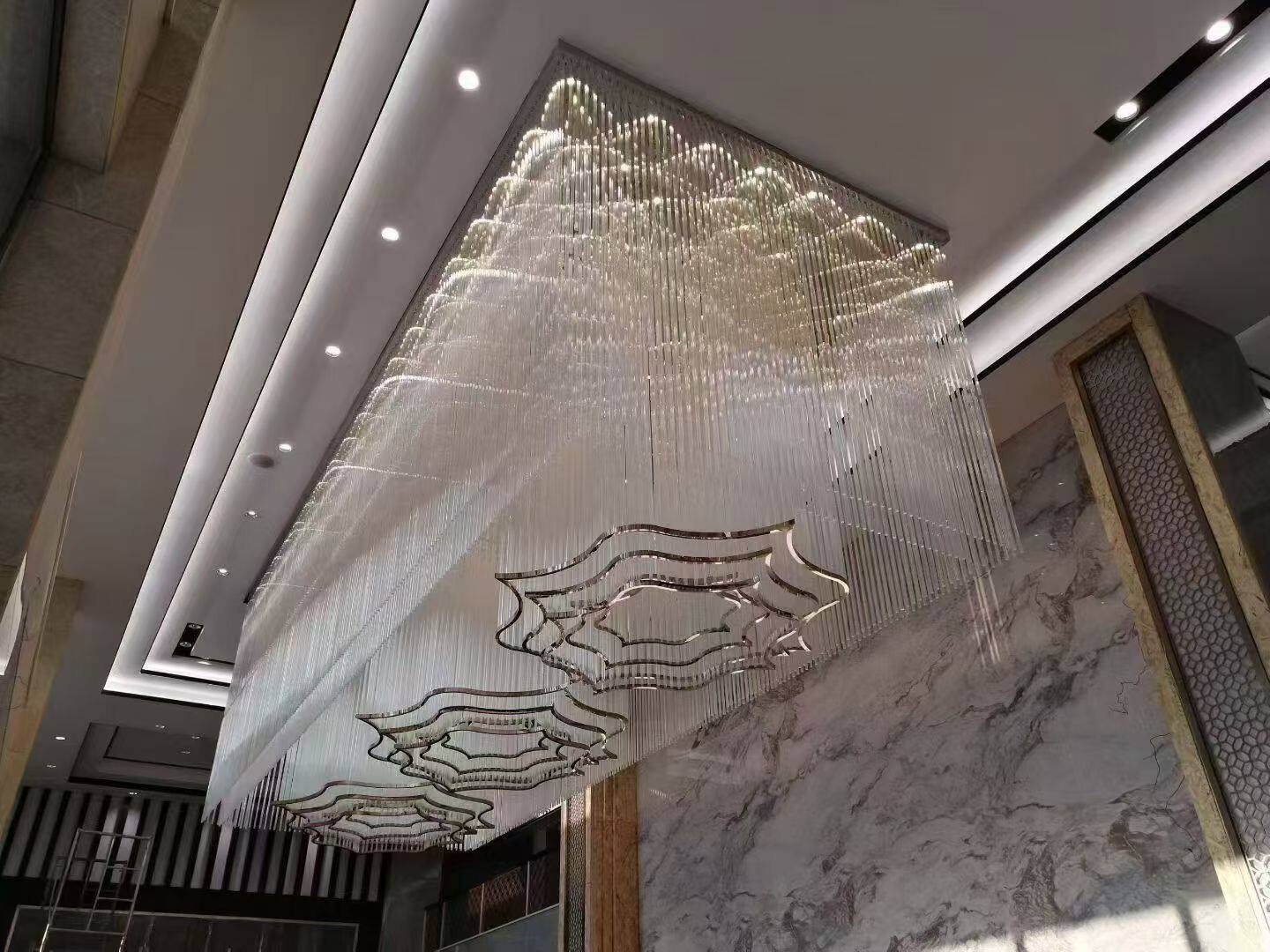 酒店大堂水晶吊灯别墅家装客厅灯美容院大厅
