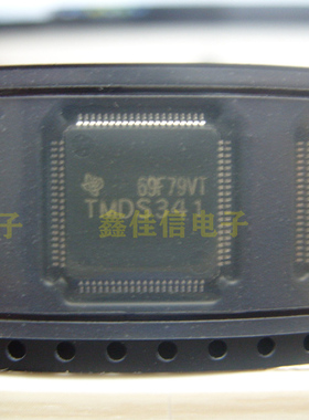 全新原装 TMDS341PFCR TMDS341 QFP-80 贴片 DVI/HDMI 接收器接口