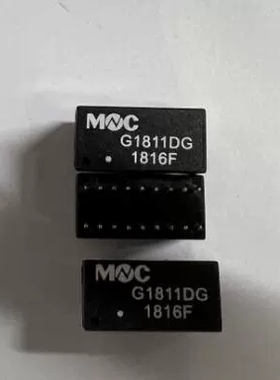 一个起拍 G1801DG G1811DG DIP直插18Pin千兆单口网络变压滤波器