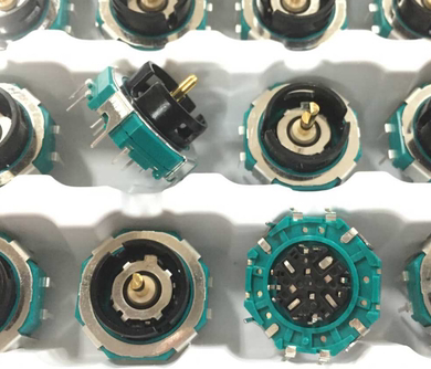 进口ALPS阿尔卑斯RKJXM2E13001多功能开关8向开关带按动中空编码