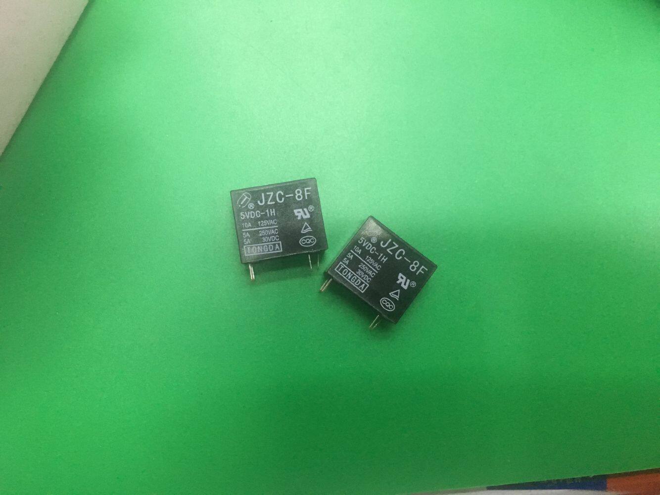 jzc-8f 5vdc-1h 5v 全新正品继电器10a 4个引脚 现货