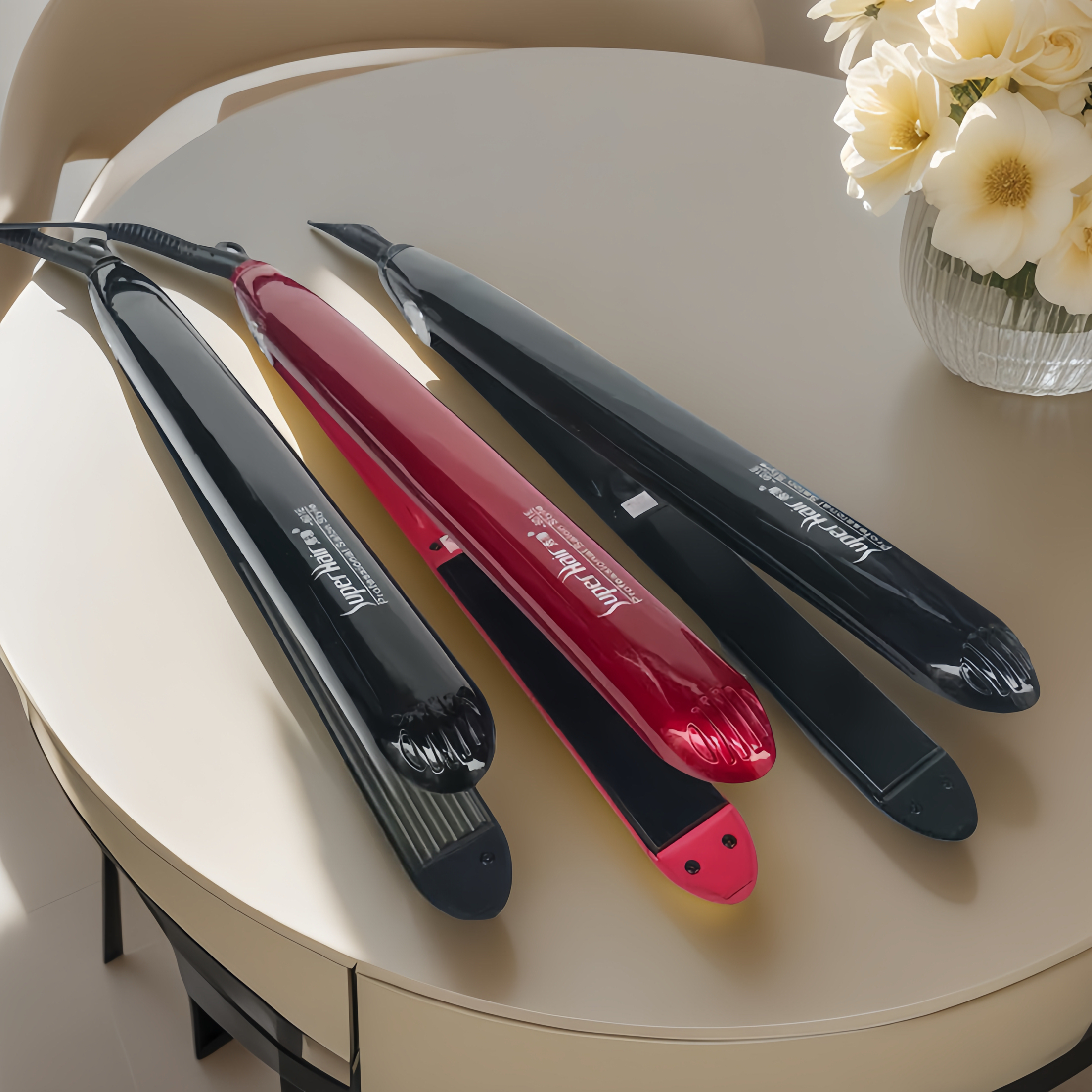 秀海FBT电夹板拉直板专业发廊直发器陶瓷不伤发直卷两用夹直板夹