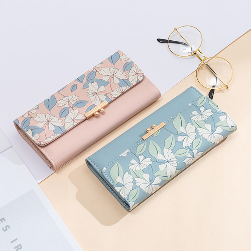长款钱包小清新女士大容量洋气